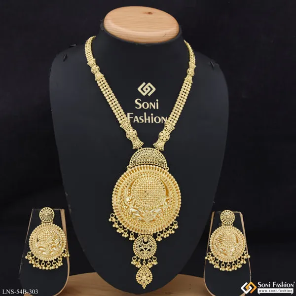1_Gram_Gold_Plated_Superior_Quality_Necklace_Set_For_Women_Style_B303