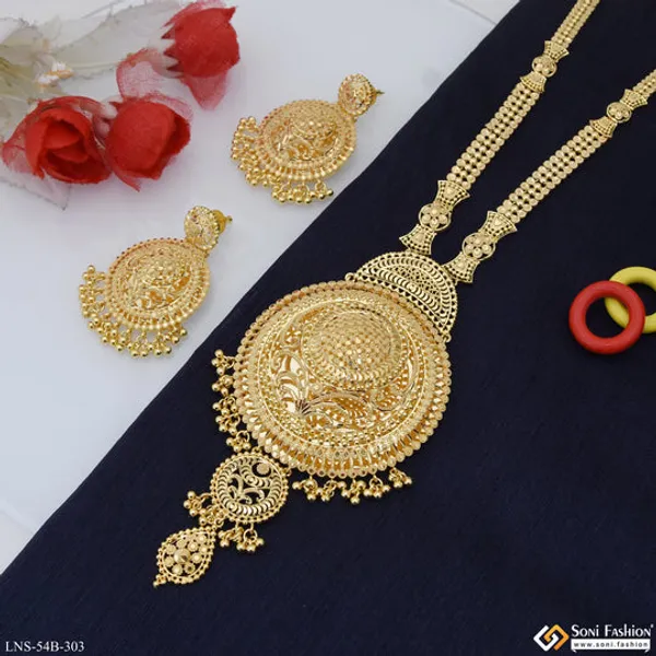 1_Gram_Gold_Plated_Superior_Quality_Necklace_Set_For_Women_Style_B303