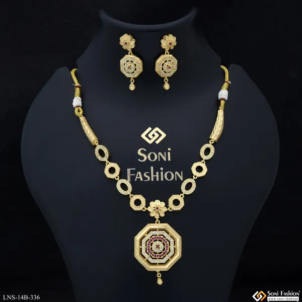 New_Style_Gold_Plated_Necklace_Set_For_Women_Style_B336