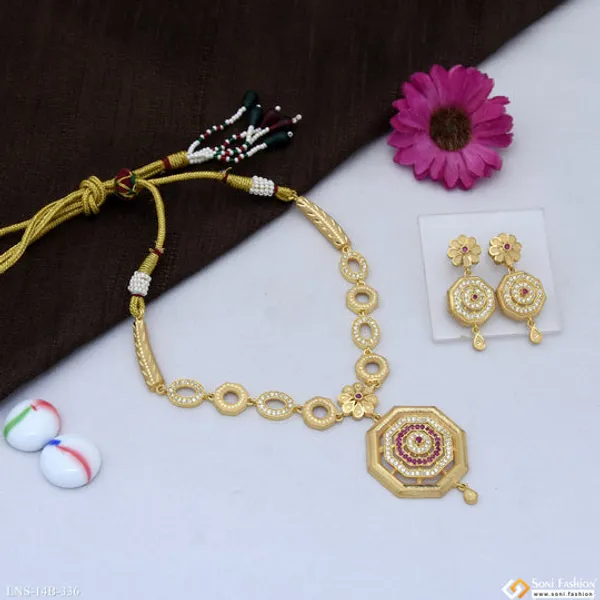New_Style_Gold_Plated_Necklace_Set_For_Women_Style_B336