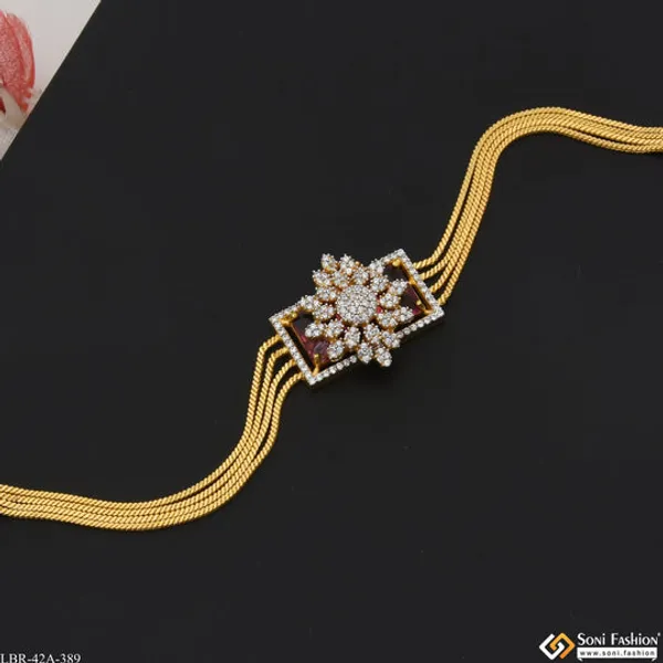 1_Gram_Gold_Plated_Glamorous_Design_Bracelet_For_Ladies_Style_A389