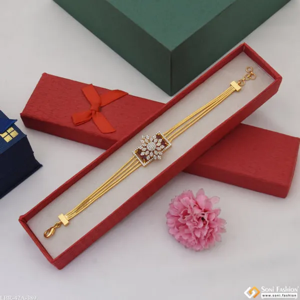 1_Gram_Gold_Plated_Glamorous_Design_Bracelet_For_Ladies_Style_A389
