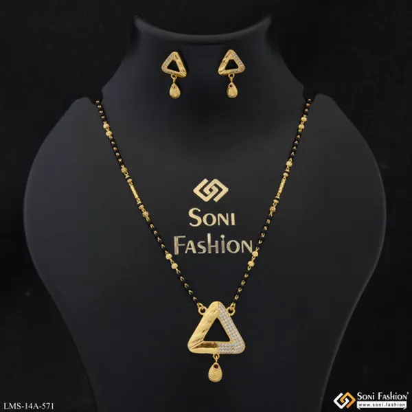 Glamorous_Design_Gold_Plated_Mangalsutra_Set_For_Women_Style_A571