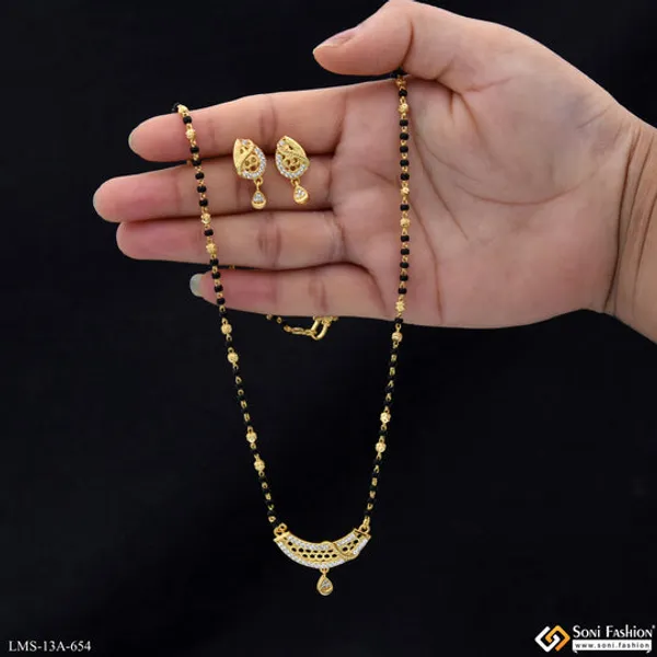 Fashionable_Gold_Plated_Mangalsutra_Set_For_Women_Style_A654