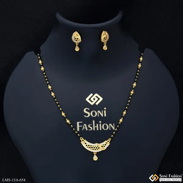 Fashionable_Gold_Plated_Mangalsutra_Set_For_Women_Style_A654