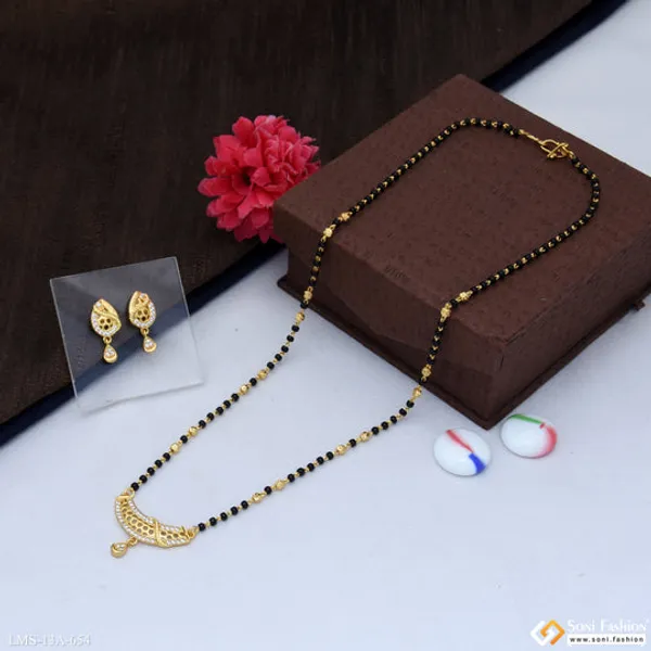 Fashionable_Gold_Plated_Mangalsutra_Set_For_Women_Style_A654