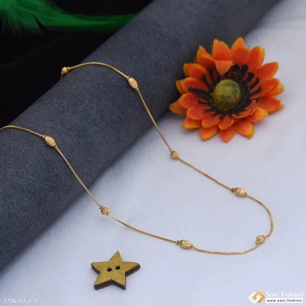 Superior_Quality_Gold_Plated_Ball_Chain_For_Ladies_Style_A633