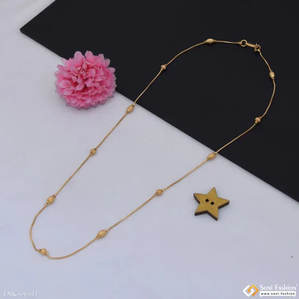 Superior_Quality_Gold_Plated_Ball_Chain_For_Ladies_Style_A633