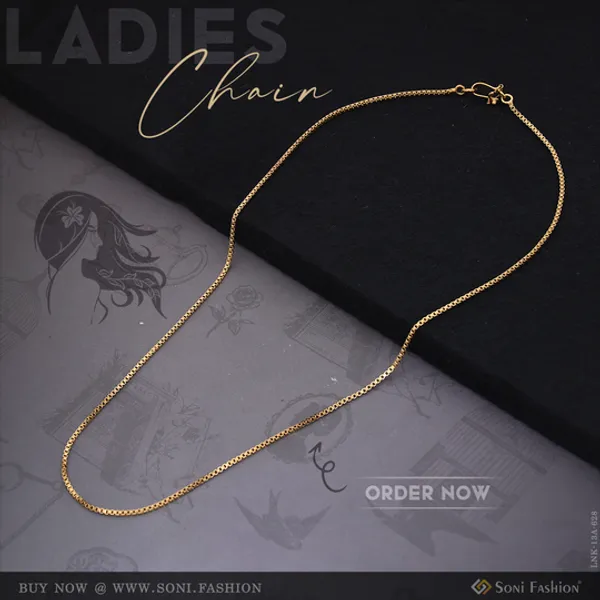 1_Gram_Gold_Plated_Glamorous_Design_Chain_For_Ladies_Style_A628