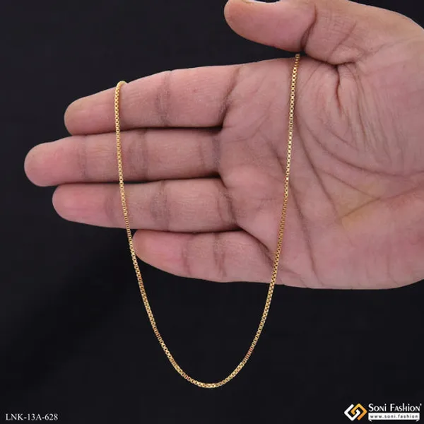 1_Gram_Gold_Plated_Glamorous_Design_Chain_For_Ladies_Style_A628