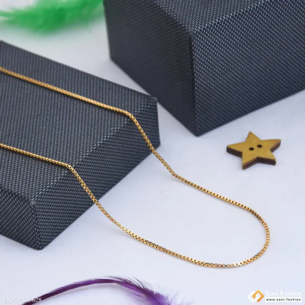 1_Gram_Gold_Plated_Glamorous_Design_Chain_For_Ladies_Style_A628
