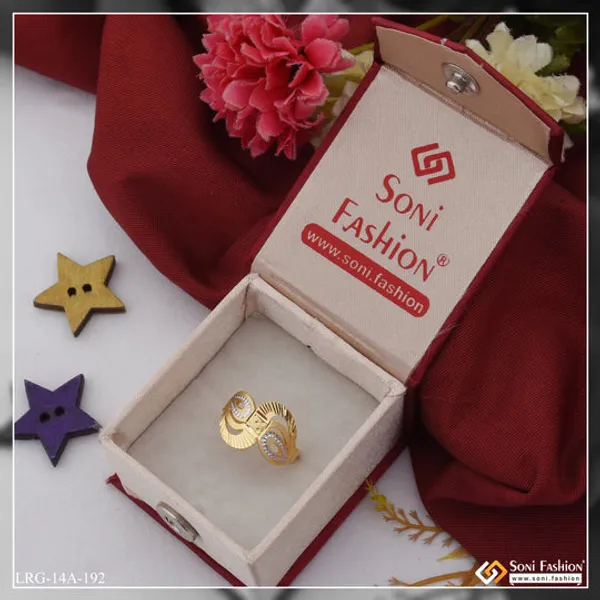 1_Gram_Gold_Plated_Hand_Crafted_Design_Gold_Plated_Ring_For_Ladies_Style_A192