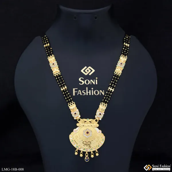 Sparkling_Design_Gold_Plated_Mangalsutra_For_Women_Style_B008