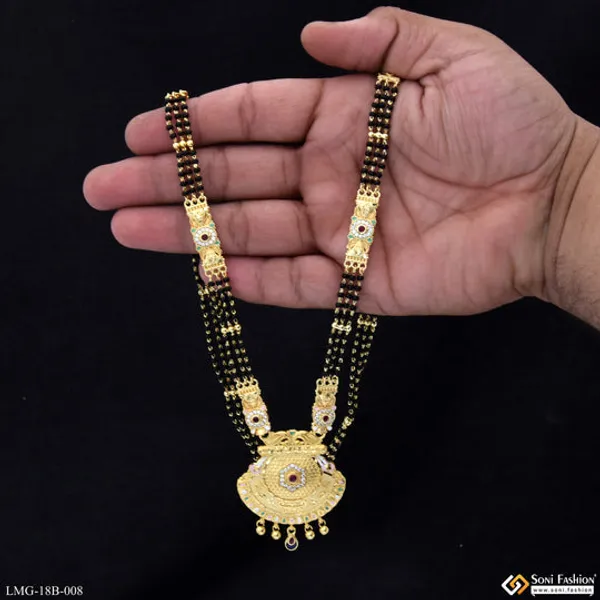 Sparkling_Design_Gold_Plated_Mangalsutra_For_Women_Style_B008