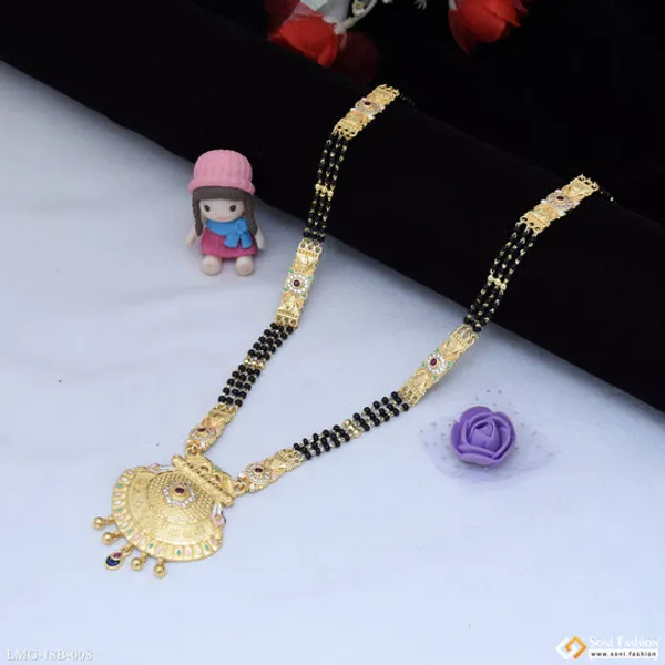 Sparkling_Design_Gold_Plated_Mangalsutra_For_Women_Style_B008