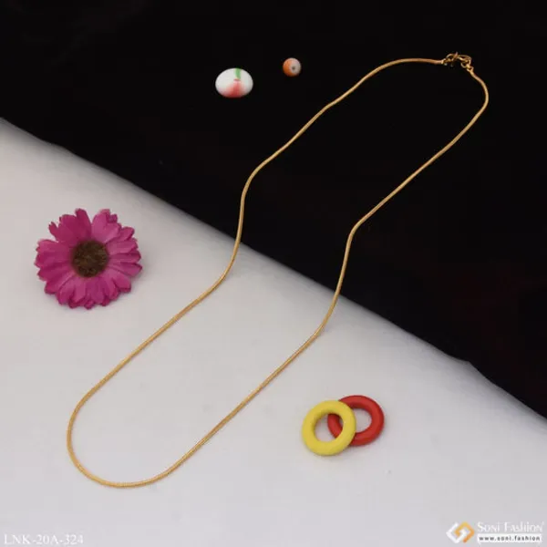 1_Gram_Gold_Plated_Lovely_Design_Glamorous_Design_Chain_For_Ladies_Style_A324