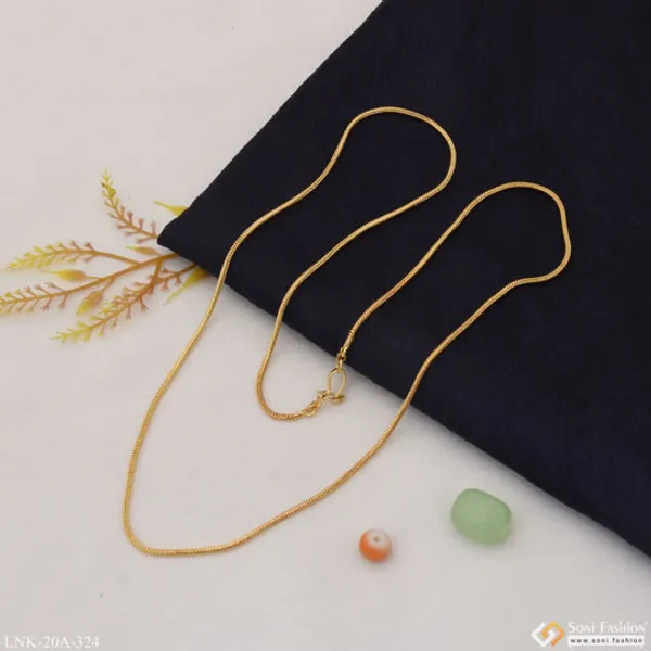 1_Gram_Gold_Plated_Lovely_Design_Glamorous_Design_Chain_For_Ladies_Style_A324