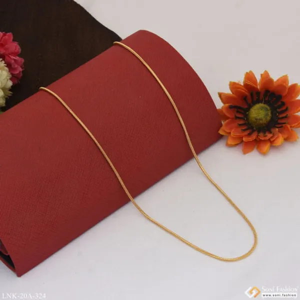 1_Gram_Gold_Plated_Lovely_Design_Glamorous_Design_Chain_For_Ladies_Style_A324