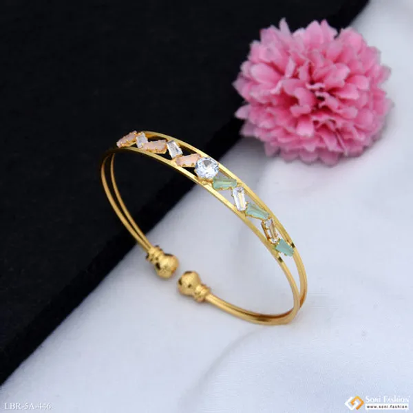 Fancy_Design_Gold_Plated_Bracelet_For_Lady_Style_A446