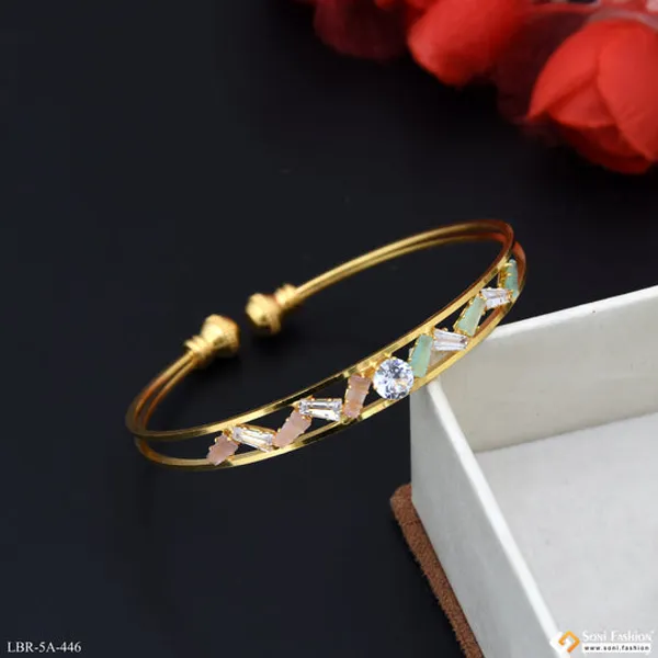 Fancy_Design_Gold_Plated_Bracelet_For_Lady_Style_A446