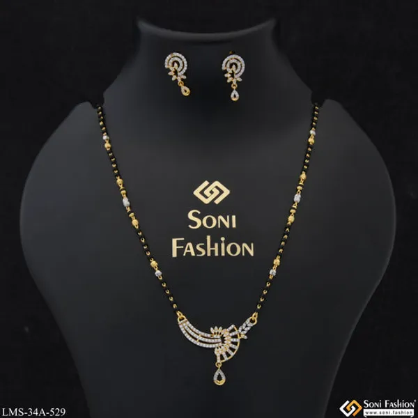1_Gram_Gold_Plated_New_Style_Mangalsutra_Set_For_Women_Style_A529