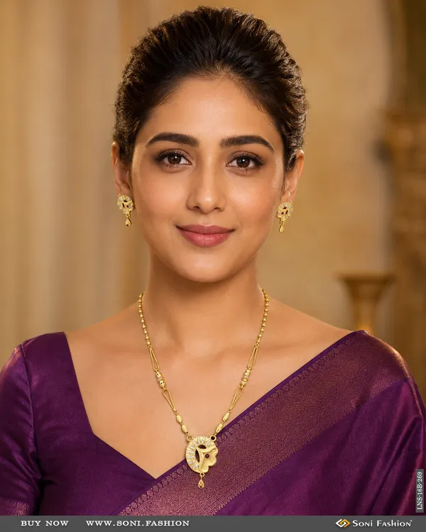 Exclusive_Design_Gold_Plated_Necklace_Set_For_Ladies_Style_B269