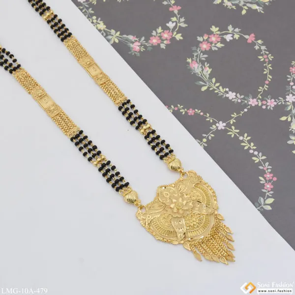 Glamorous_Design_Cool_Design_Gold_Plated_Mangalsutra_For_Women_Style_A479