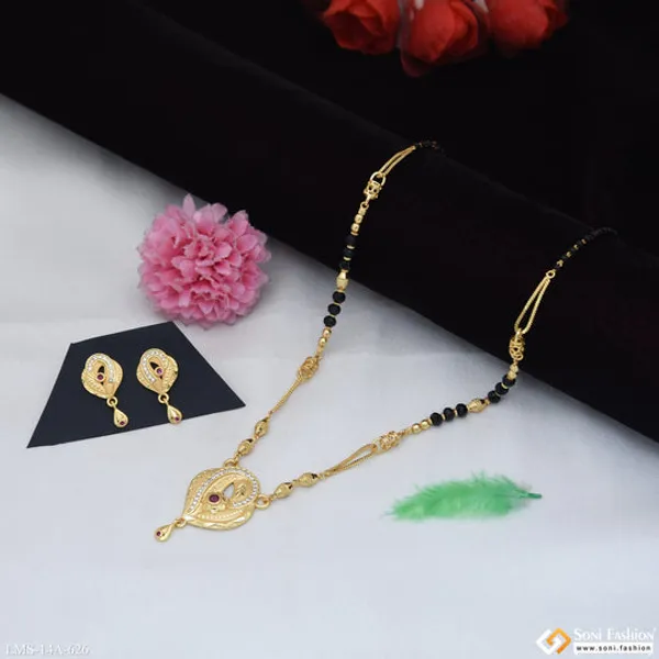 Fashionable_Gold_Plated_Mangalsutra_Set_For_Women_Style_A626