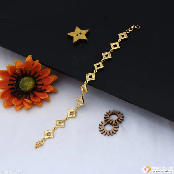 Unique_Design_Gold_Plated_Bracelet_For_Women_Style_A441
