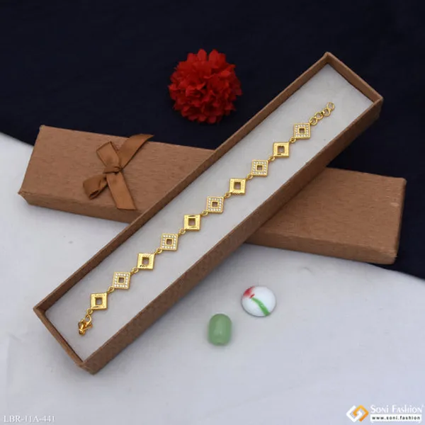 Unique_Design_Gold_Plated_Bracelet_For_Women_Style_A441
