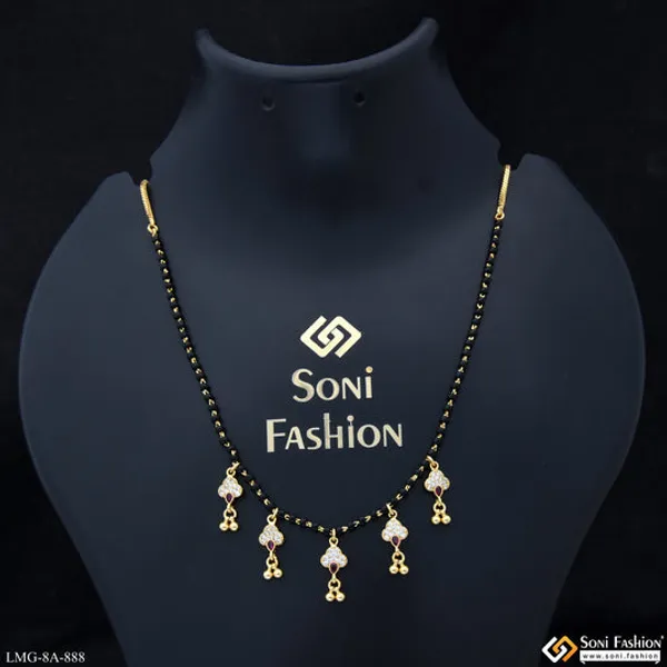 Dazzling_Design_Gold_Plated_Mangalsutra_For_Women_Style_A888