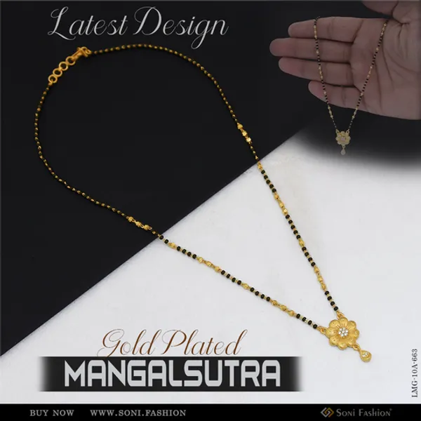 Latest_Design_Gold_Plated_Mangalsutra_For_Women_Style_A663