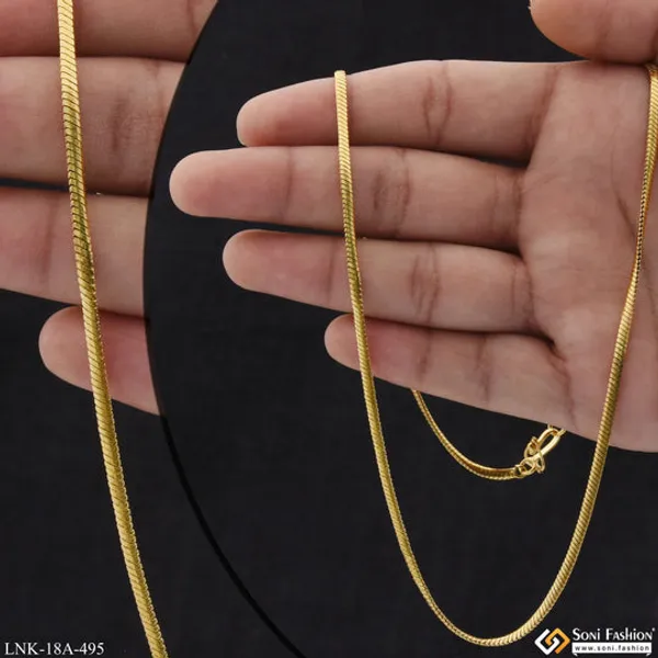 1_Gram_Gold_Plated_Best_Quality_Decorative_Design_Chain_For_Ladies_Style_A495
