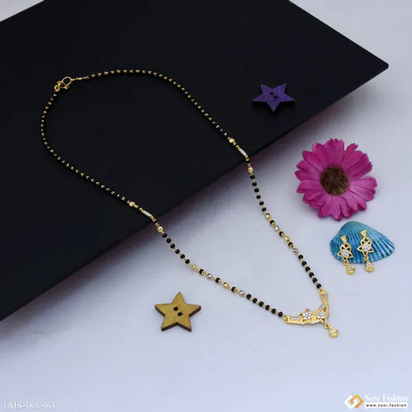 1_Gram_Gold_Plated_Gorgeous_Design_Mangalsutra_Set_For_Women_Style_A663