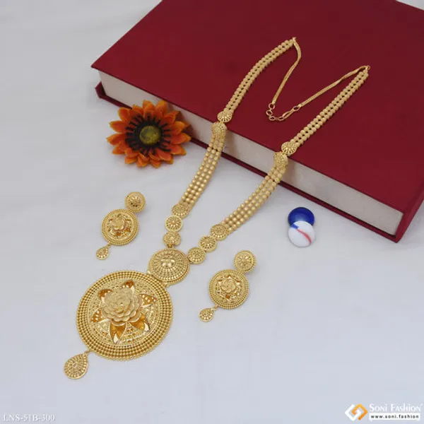 1_Gram_Gold_Plated_Latest_Design_Necklace_Set_For_Women_Style_B300