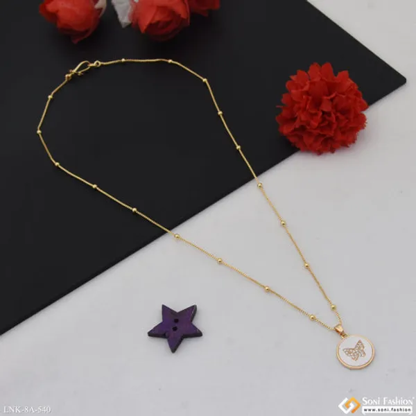 Charming_Design_Gold_Plated_Chain_Pendant_For_Ladies_Style_A540