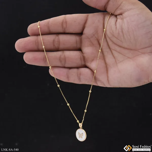 Charming_Design_Gold_Plated_Chain_Pendant_For_Ladies_Style_A540