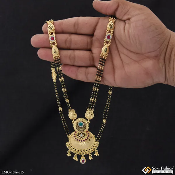 Hand_Crafted_Design_Gold_Plated_Mangalsutra_For_Women_Style_A615