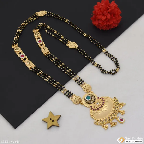 Hand_Crafted_Design_Gold_Plated_Mangalsutra_For_Women_Style_A615