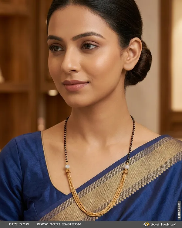 Dazzling_Design_Gold_Plated_Mangalsutra_For_Women_Style_A833