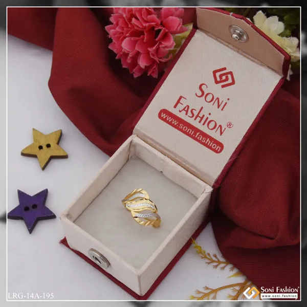 1_Gram_Gold_Plated_Fashionable_Graceful_Design_Ring_For_Ladies_Style_A195