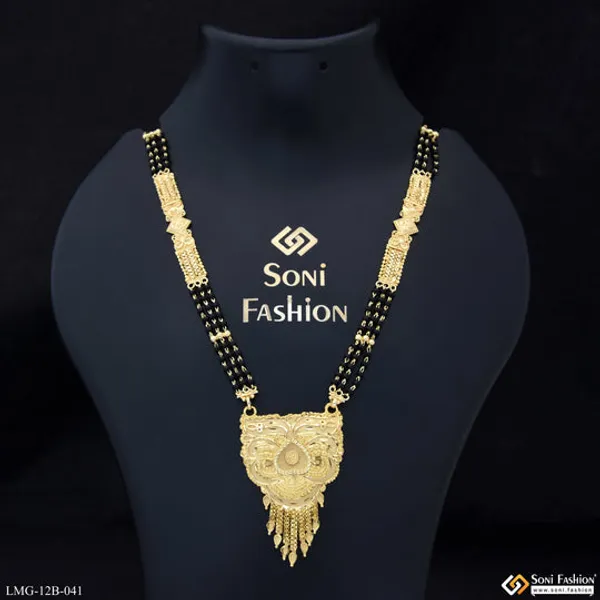 Chic_Design_Gold_Plated_Mangalsutra_For_Women_Style_B041