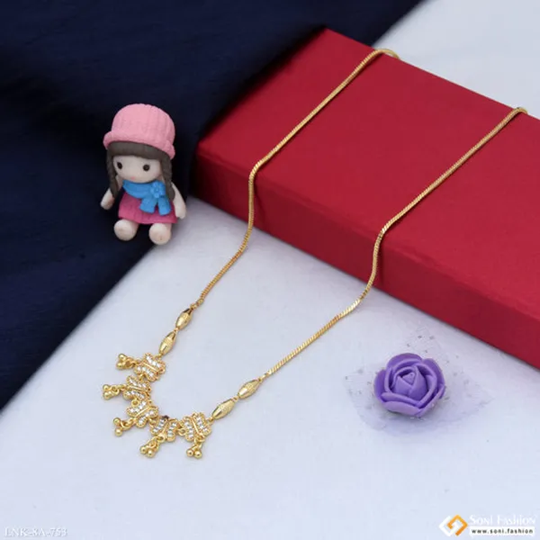 Designer_Gold_Plated_Necklace_For_Ladies_Style_A753
