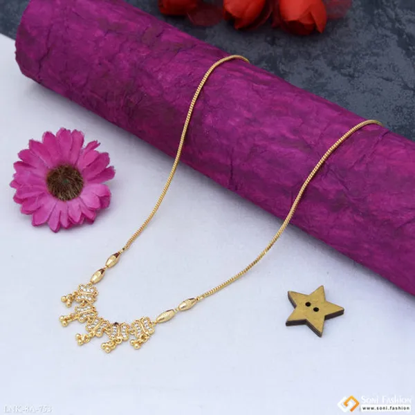 Designer_Gold_Plated_Necklace_For_Ladies_Style_A753