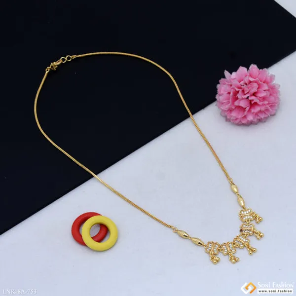 Designer_Gold_Plated_Necklace_For_Ladies_Style_A753
