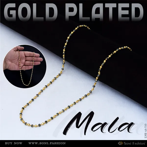Fashionable_Gold_Plated_Mala_For_Women_Style_A733