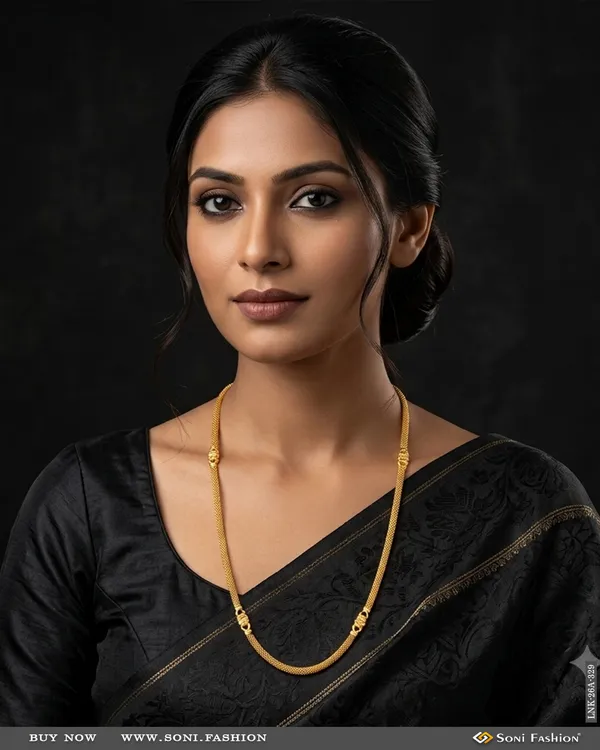 1_Gram_Gold_Plated_Antique_Design_Graceful_Design_Chain_For_Ladies_Style_A329