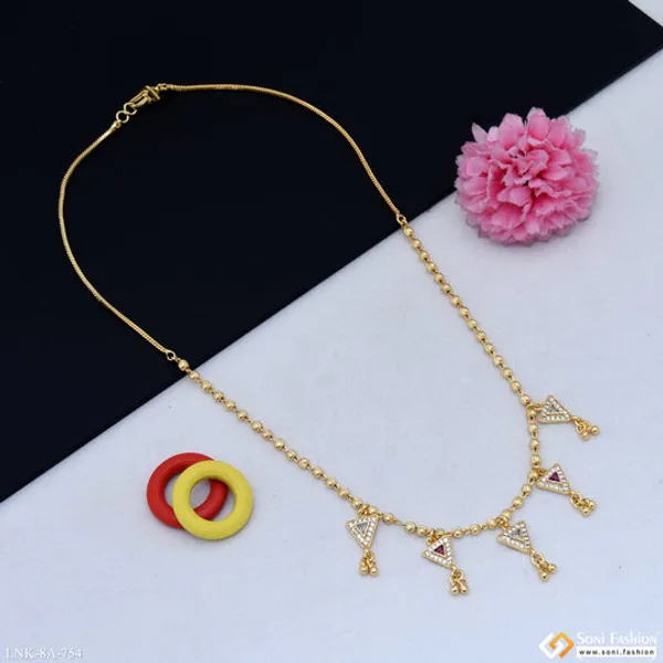 Best_Quality_Gold_Plated_Necklace_For_Ladies_Style_A754