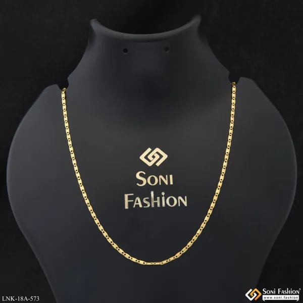 Finely_Detailed_18k_Gold_Plated_Chain_For_Ladies_Style_A573