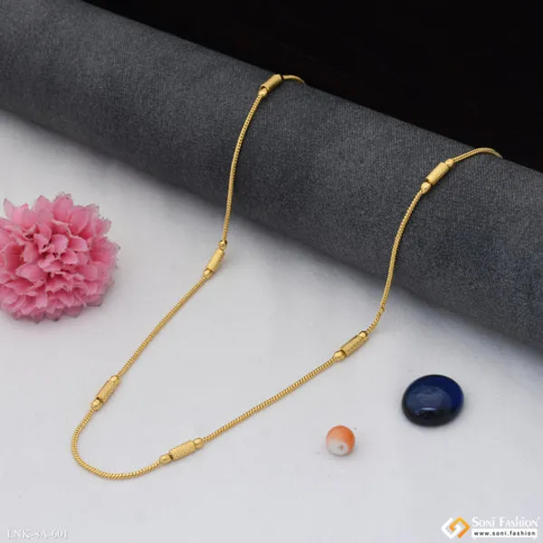 Pipe_Gorgeous_Design_Gold_Plated_Chain_For_Ladies_Style_A601